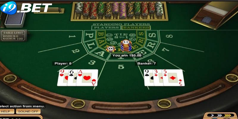 Baccarat I9BET quy tắc thi đấu đơn giản